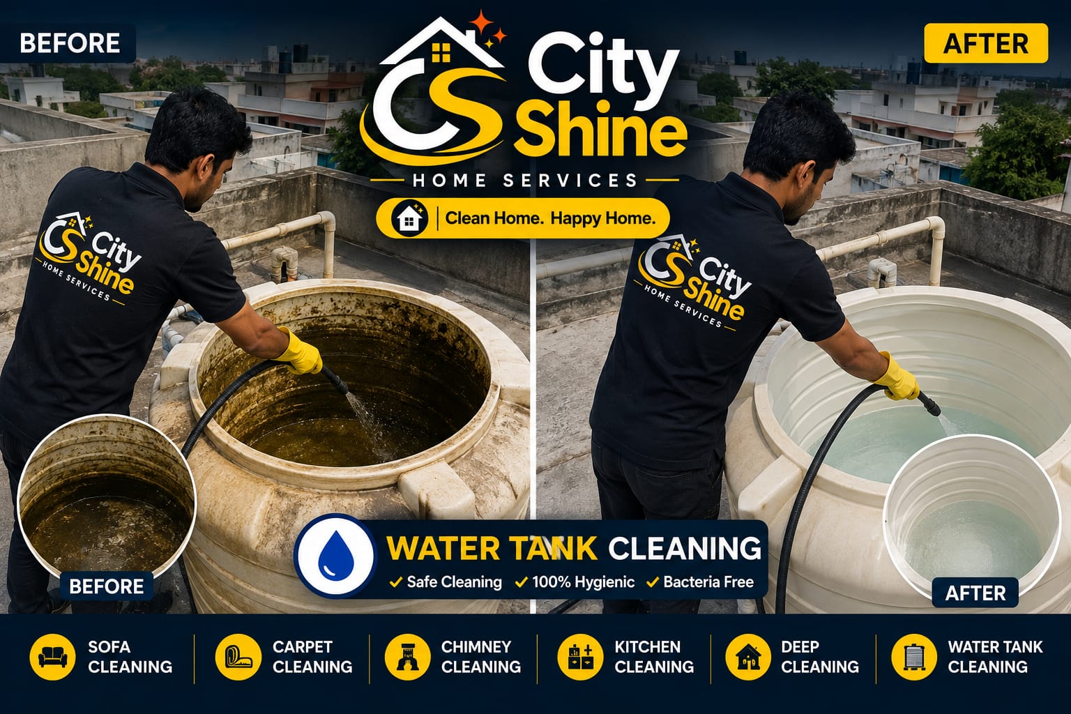 Water Tank Cleaning